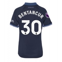 Camisa de Futebol Tottenham Hotspur Rodrigo Bentancur #30 Equipamento Secundário Mulheres 2023-24 Manga Curta